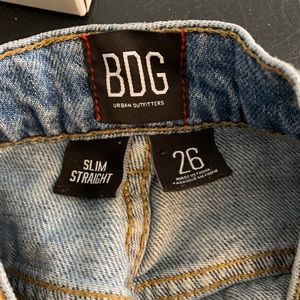 Urban outfitters BDG slim straight jean